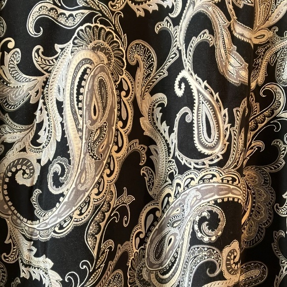 Croft & Barrow Women’s Stretch Comfy Tunic Tee Multi Color Pasley Sz 1X Preowned - Picture 2 of 9